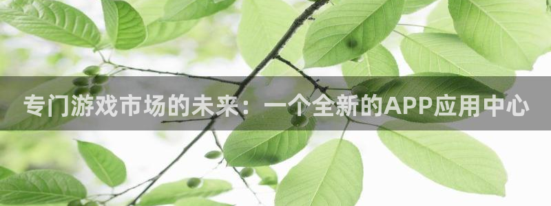 极悦娱乐注册开户：专门游戏市场的未来：一个全新的APP应用中